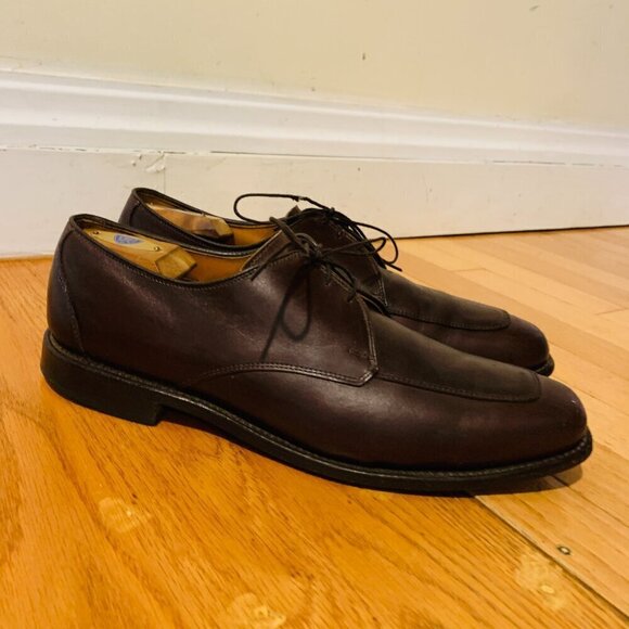 Allen Edmonds Mens Burton Brown Leather Oxford Dress Casual Shoes Lace-up 11 D main image 8